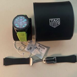 Tag Heuer Green and Black Smartwatch